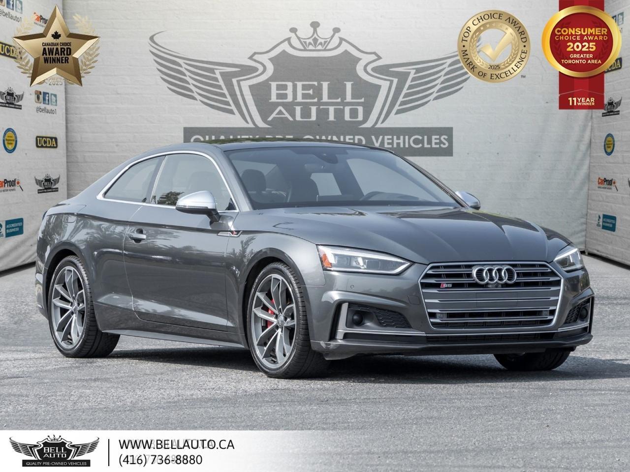 2018 Audi S5 Coupe Technik 3.0 TFSI | PRESTIGE | SUNROOF | MASSAGESEATS | FINENAPPALEATHER | NOACCIDENT Toronto ON