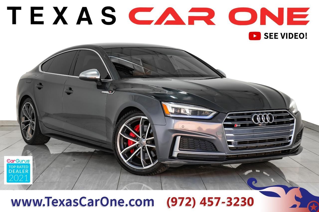 2018 Audi S5 Sportback PRESTIGE QUATTRO BLIND SPOT NAVIGATION SUNROOF LEATHER HEATED SEATS REAR CAMERA