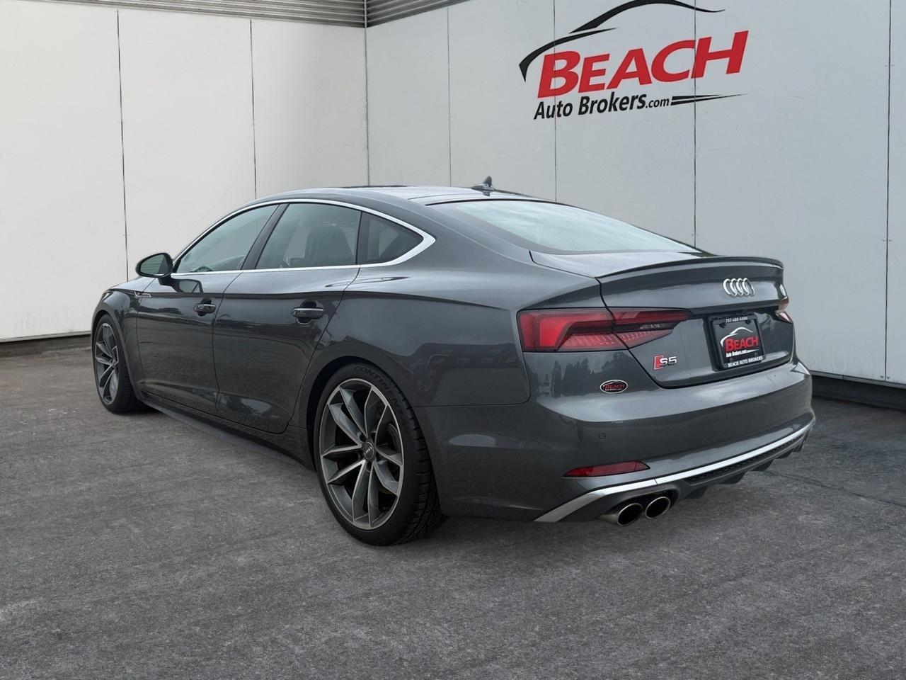 2018 Audi S5 Sportback Premium Plus, HEATED SEATS, SUNROOF, UNIVERSAL GARAGE DOOR OPENER, POWER LIFTGATE, BANG & OLUFSEN SPEAKERS, BLUETOOTH, BACKUP CAMERA, POWER MIRRORS, COME AND TEST DRIVE TODAY! Norfolk VA