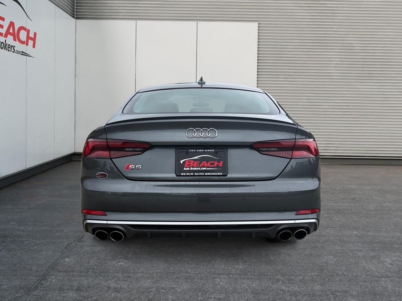 2018 Audi S5 Sportback Premium Plus, HEATED SEATS, SUNROOF, UNIVERSAL GARAGE DOOR OPENER, POWER LIFTGATE, BANG & OLUFSEN SPEAKERS, BLUETOOTH, BACKUP CAMERA, POWER MIRRORS, COME AND TEST DRIVE TODAY! Norfolk VA