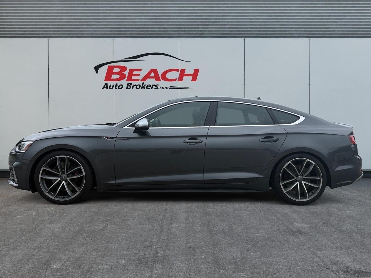 2018 Audi S5 Sportback Premium Plus, HEATED SEATS, SUNROOF, UNIVERSAL GARAGE DOOR OPENER, POWER LIFTGATE, BANG & OLUFSEN SPEAKERS, BLUETOOTH, BACKUP CAMERA, POWER MIRRORS, COME AND TEST DRIVE TODAY! Norfolk VA
