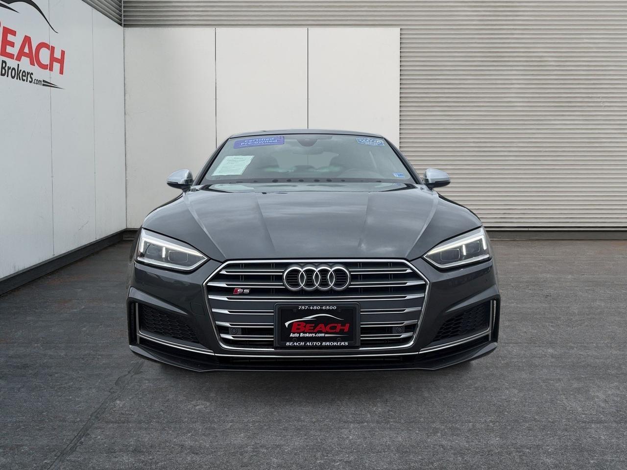 2018 Audi S5 Sportback Premium Plus, HEATED SEATS, SUNROOF, UNIVERSAL GARAGE DOOR OPENER, POWER LIFTGATE, BANG & OLUFSEN SPEAKERS, BLUETOOTH, BACKUP CAMERA, POWER MIRRORS, COME AND TEST DRIVE TODAY! Norfolk VA