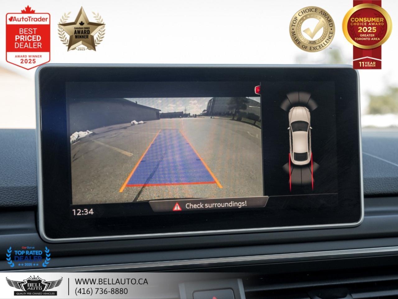 2018 Audi S5 Sportback Progressiv S-LINE SUNROOF MSGSEATS B.CAM FINENAPLTHR NOACCIDENT Toronto ON