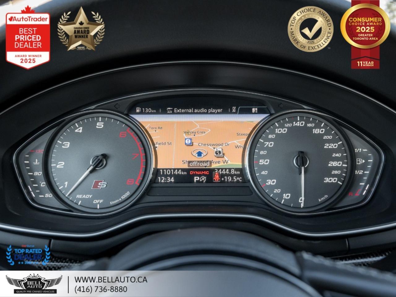 2018 Audi S5 Sportback Progressiv S-LINE SUNROOF MSGSEATS B.CAM FINENAPLTHR NOACCIDENT Toronto ON