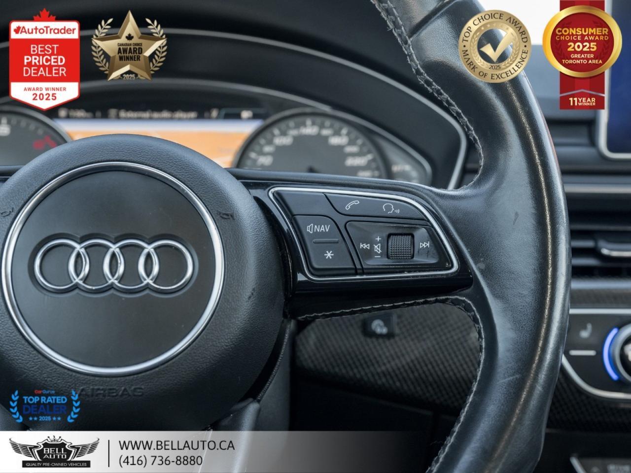 2018 Audi S5 Sportback Progressiv S-LINE SUNROOF MSGSEATS B.CAM FINENAPLTHR NOACCIDENT Toronto ON