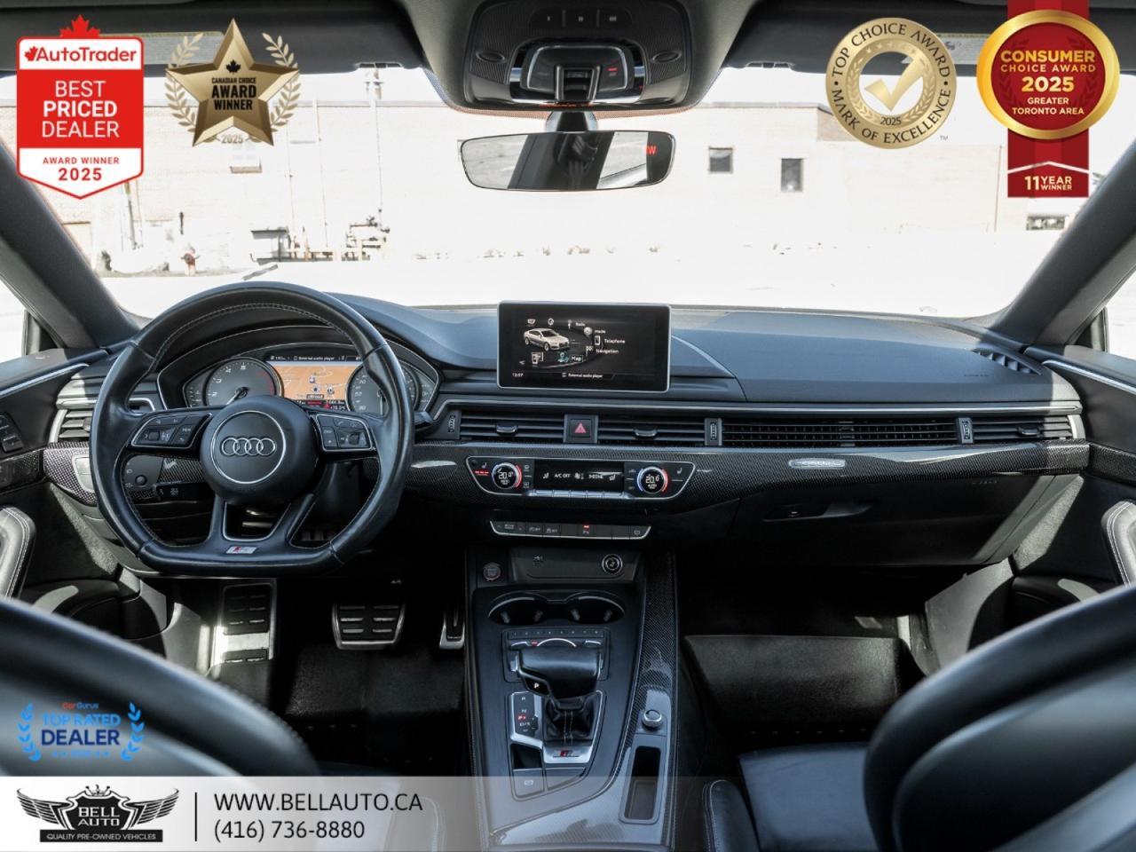 2018 Audi S5 Sportback Progressiv S-LINE SUNROOF MSGSEATS B.CAM FINENAPLTHR NOACCIDENT Toronto ON