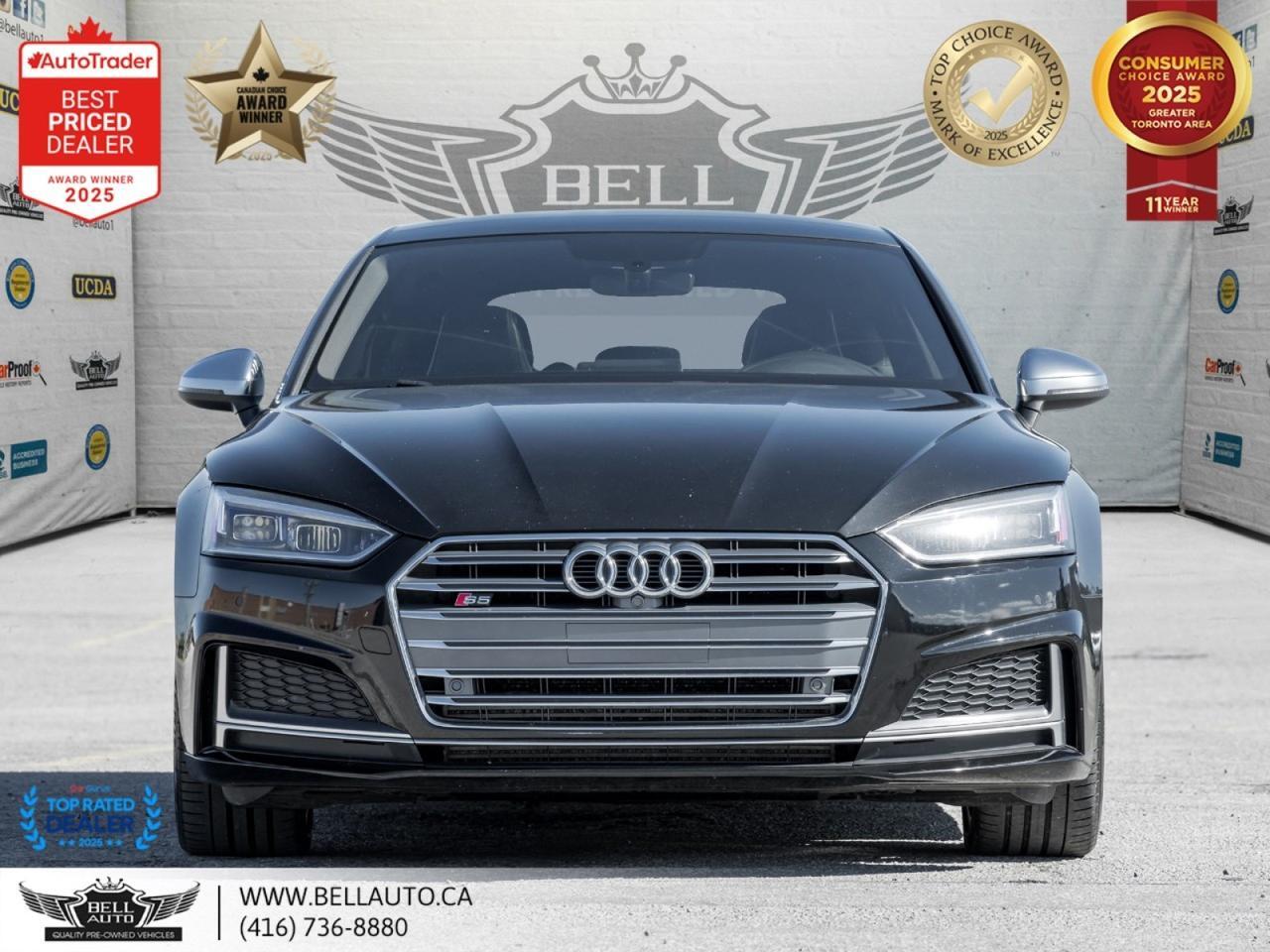 2018 Audi S5 Sportback Progressiv S-LINE SUNROOF MSGSEATS B.CAM FINENAPLTHR NOACCIDENT Toronto ON
