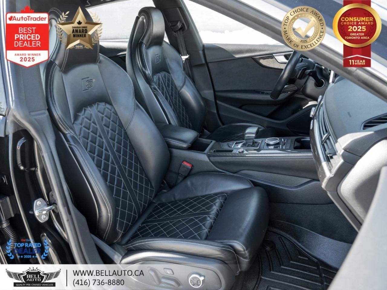 2018 Audi S5 Sportback Progressiv S-LINE SUNROOF MSGSEATS B.CAM FINENAPLTHR NOACCIDENT Toronto ON