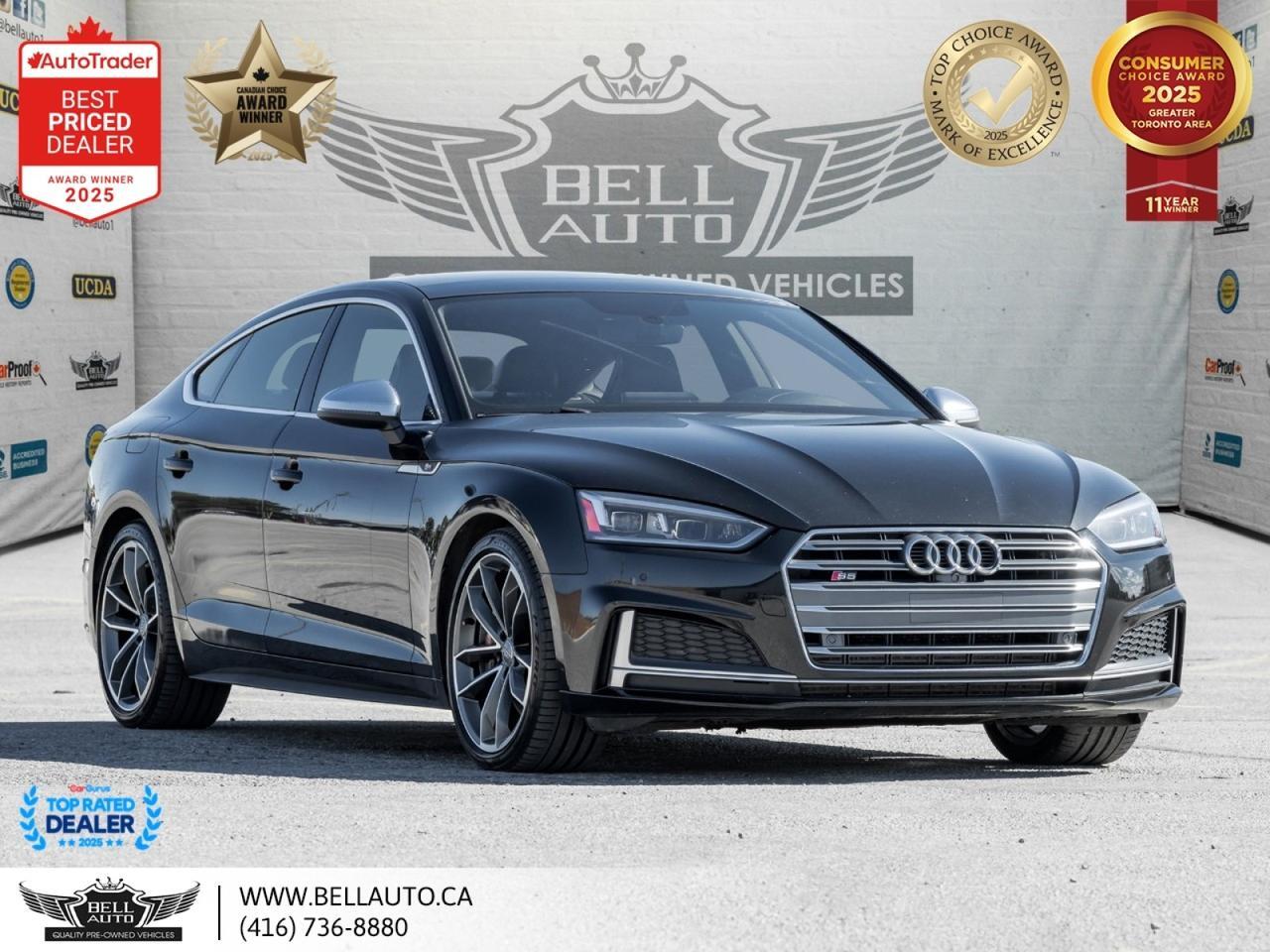 2018 Audi S5 Sportback Progressiv S-LINE SUNROOF MSGSEATS B.CAM FINENAPLTHR NOACCIDENT