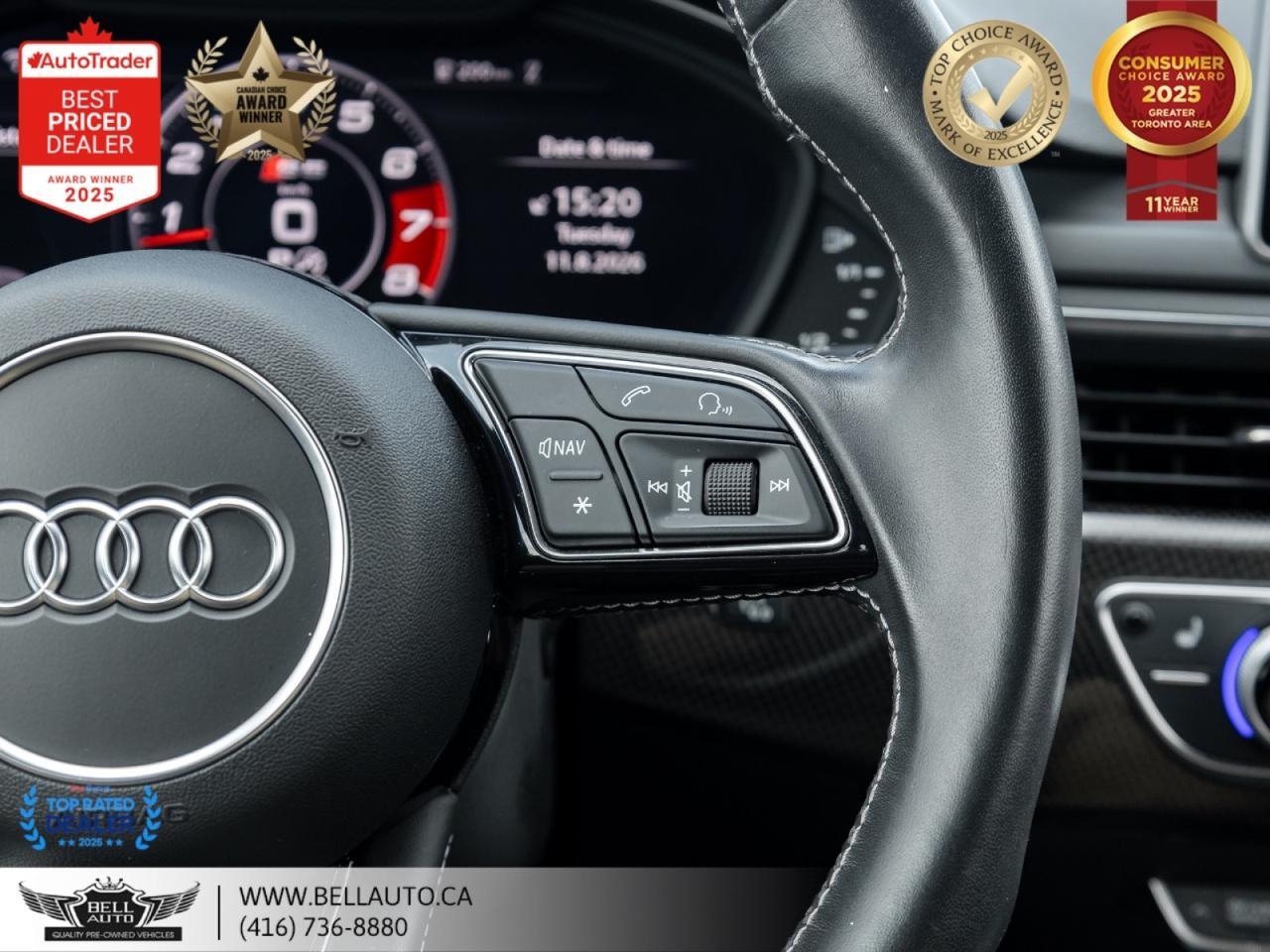 2018 Audi S5 Sportback Technik | NAVI | B.CAM | B&O | PANO | CRBNFBR | NOACCIDENT Toronto ON