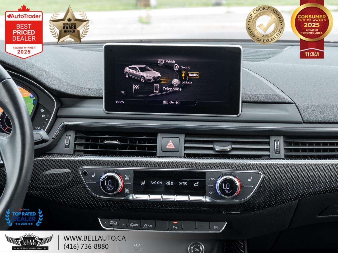 2018 Audi S5 Sportback Technik | NAVI | B.CAM | B&O | PANO | CRBNFBR | NOACCIDENT Toronto ON