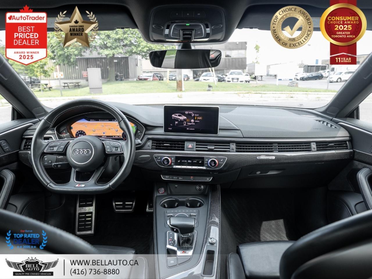 2018 Audi S5 Sportback Technik | NAVI | B.CAM | B&O | PANO | CRBNFBR | NOACCIDENT Toronto ON