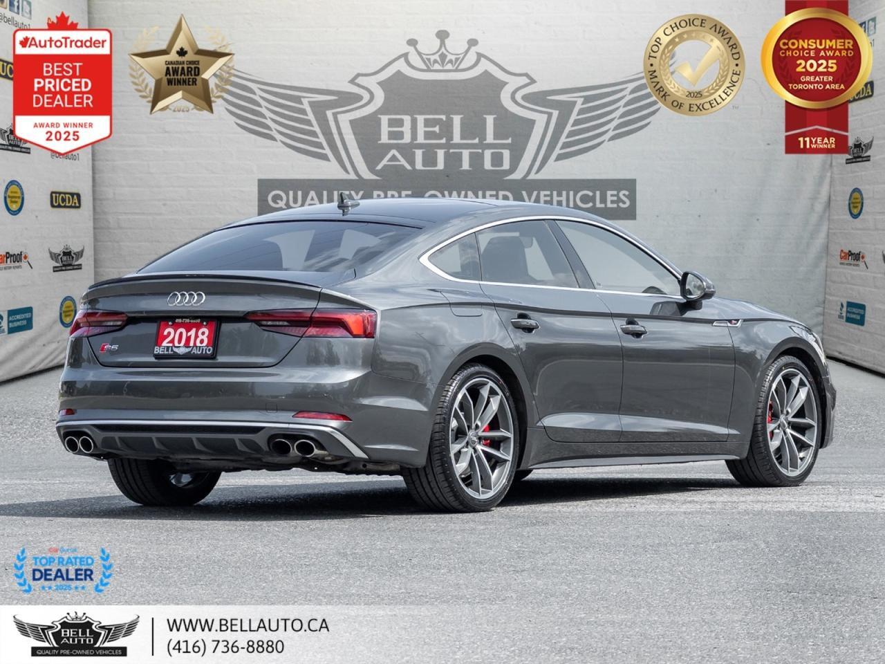 2018 Audi S5 Sportback Technik | NAVI | B.CAM | B&O | PANO | CRBNFBR | NOACCIDENT Toronto ON