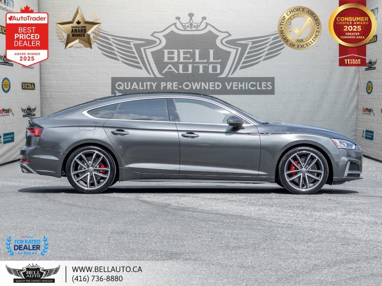 2018 Audi S5 Sportback Technik | NAVI | B.CAM | B&O | PANO | CRBNFBR | NOACCIDENT Toronto ON