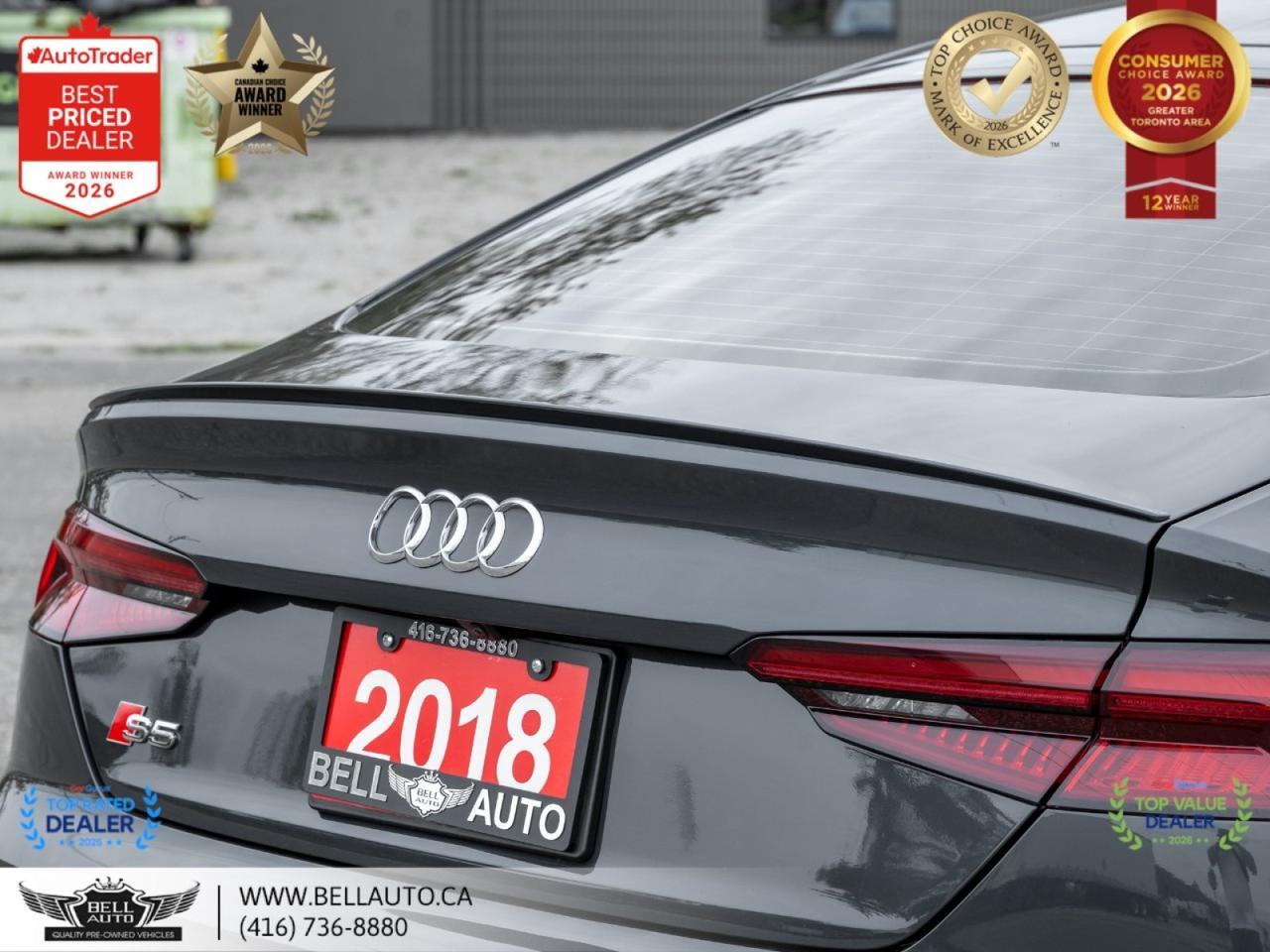 2018 Audi S5 Sportback Technik | NAVI | B.CAM | B&O | PANO | REDLTHR | NOACCIDENT Toronto ON