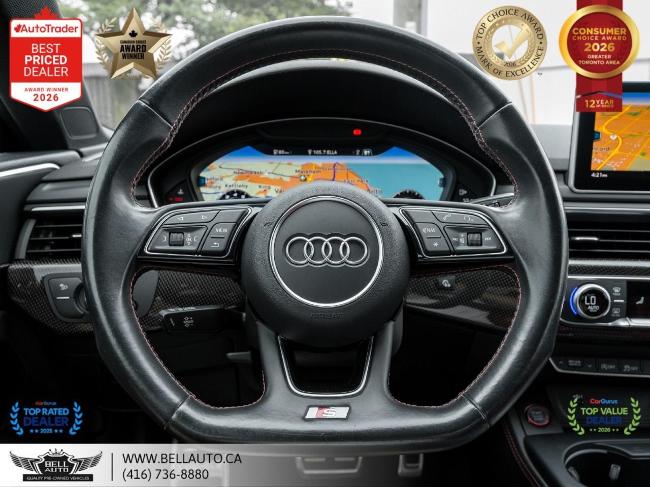 2018 Audi S5 Sportback Technik | NAVI | B.CAM | B&O | PANO | REDLTHR | NOACCIDENT Toronto ON