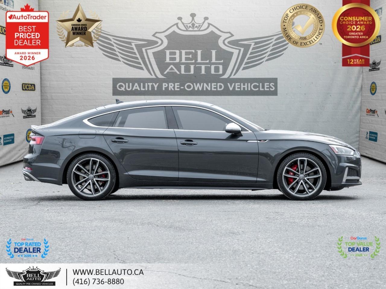 2018 Audi S5 Sportback Technik | NAVI | B.CAM | B&O | PANO | REDLTHR | NOACCIDENT Toronto ON