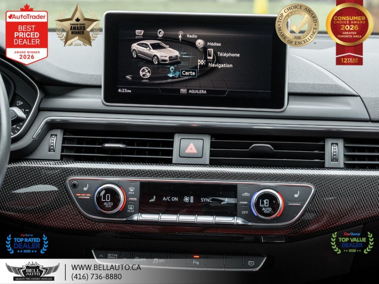2018 Audi S5 Sportback Technik | NAVI | B.CAM | B&O | PANO | REDLTHR | NOACCIDENT Toronto ON
