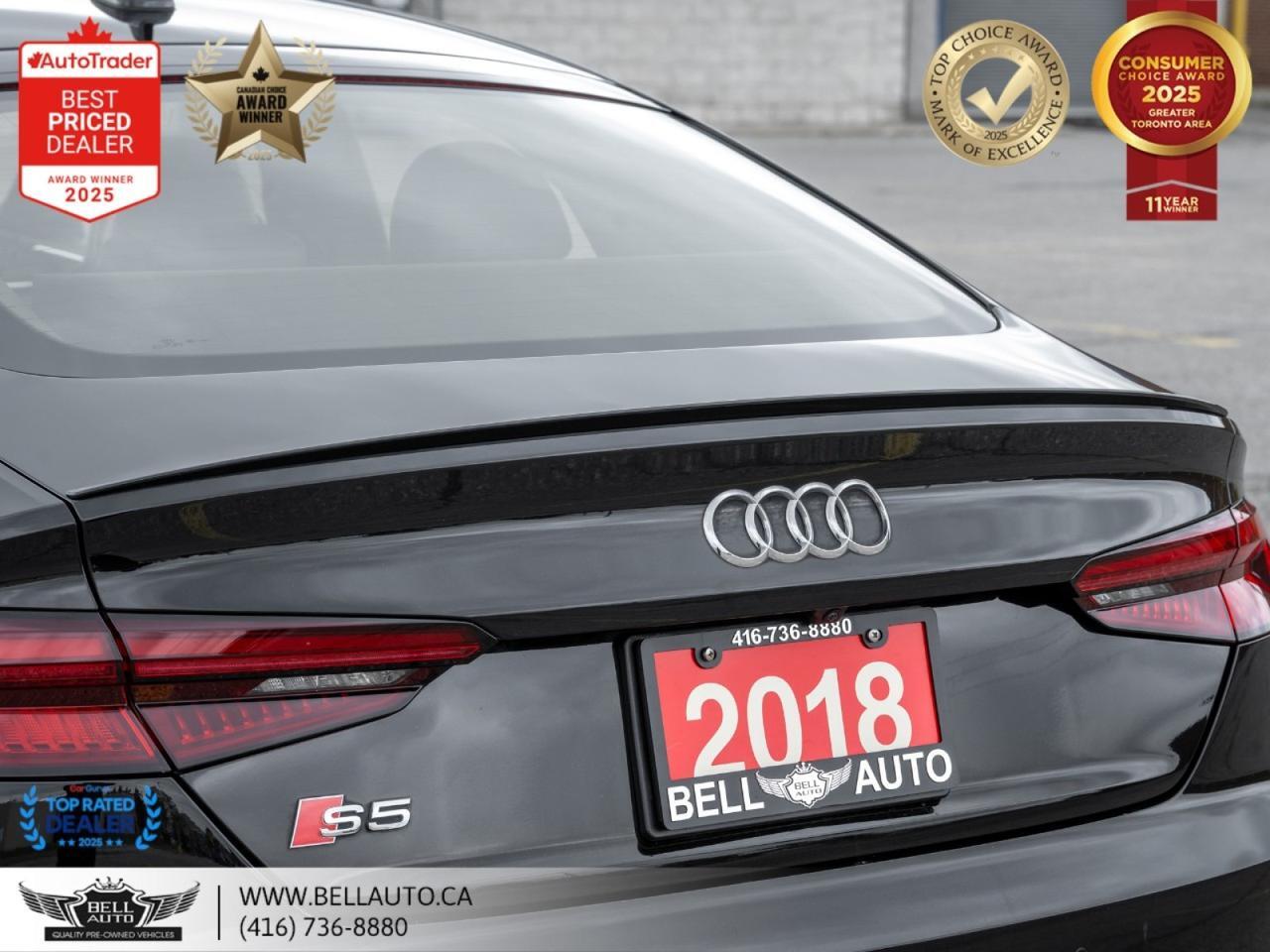 2018 Audi S5 Sportback Technik | NAVI | B.CAM | B&O | PANO | REDLTHR | NOACCIDENT Toronto ON
