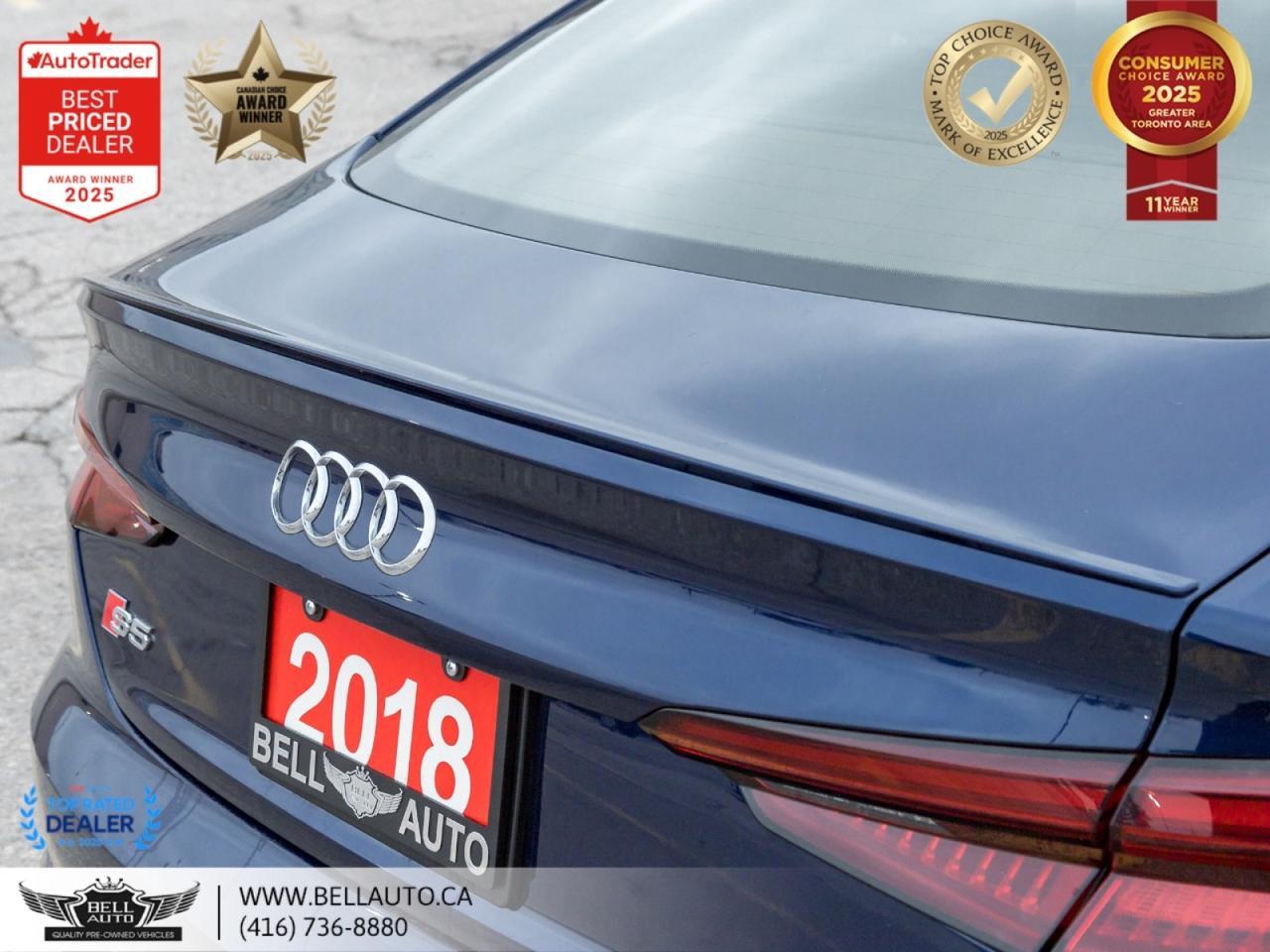 2018 Audi S5 Sportback Technik | NAVI | B.CAM | B&O | PANO | SRVCRCRD | ONEOWNER | NOACCIDENT Toronto ON