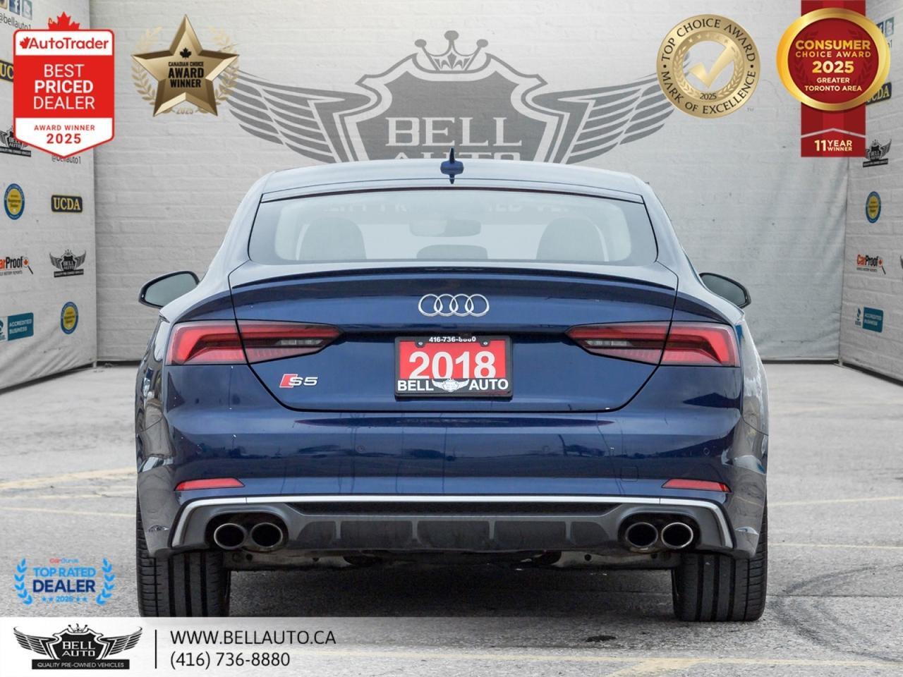 2018 Audi S5 Sportback Technik | NAVI | B.CAM | B&O | PANO | SRVCRCRD | ONEOWNER | NOACCIDENT Toronto ON