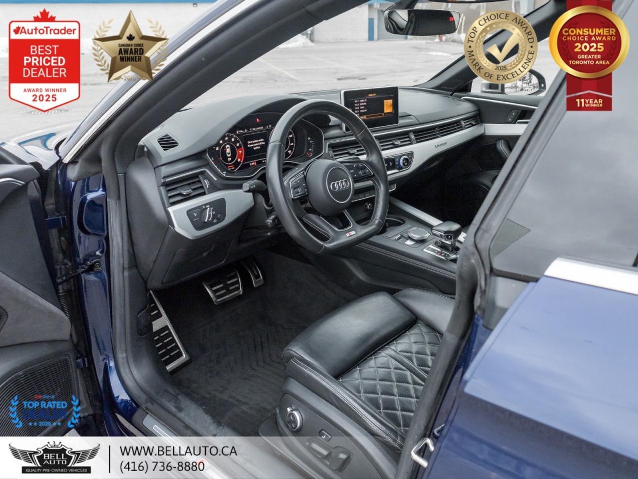 2018 Audi S5 Sportback Technik | NAVI | B.CAM | B&O | PANO | SRVCRCRD | ONEOWNER | NOACCIDENT Toronto ON