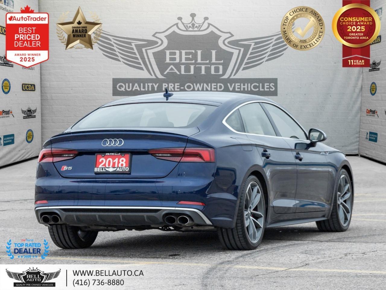 2018 Audi S5 Sportback Technik | NAVI | B.CAM | B&O | PANO | SRVCRCRD | ONEOWNER | NOACCIDENT Toronto ON