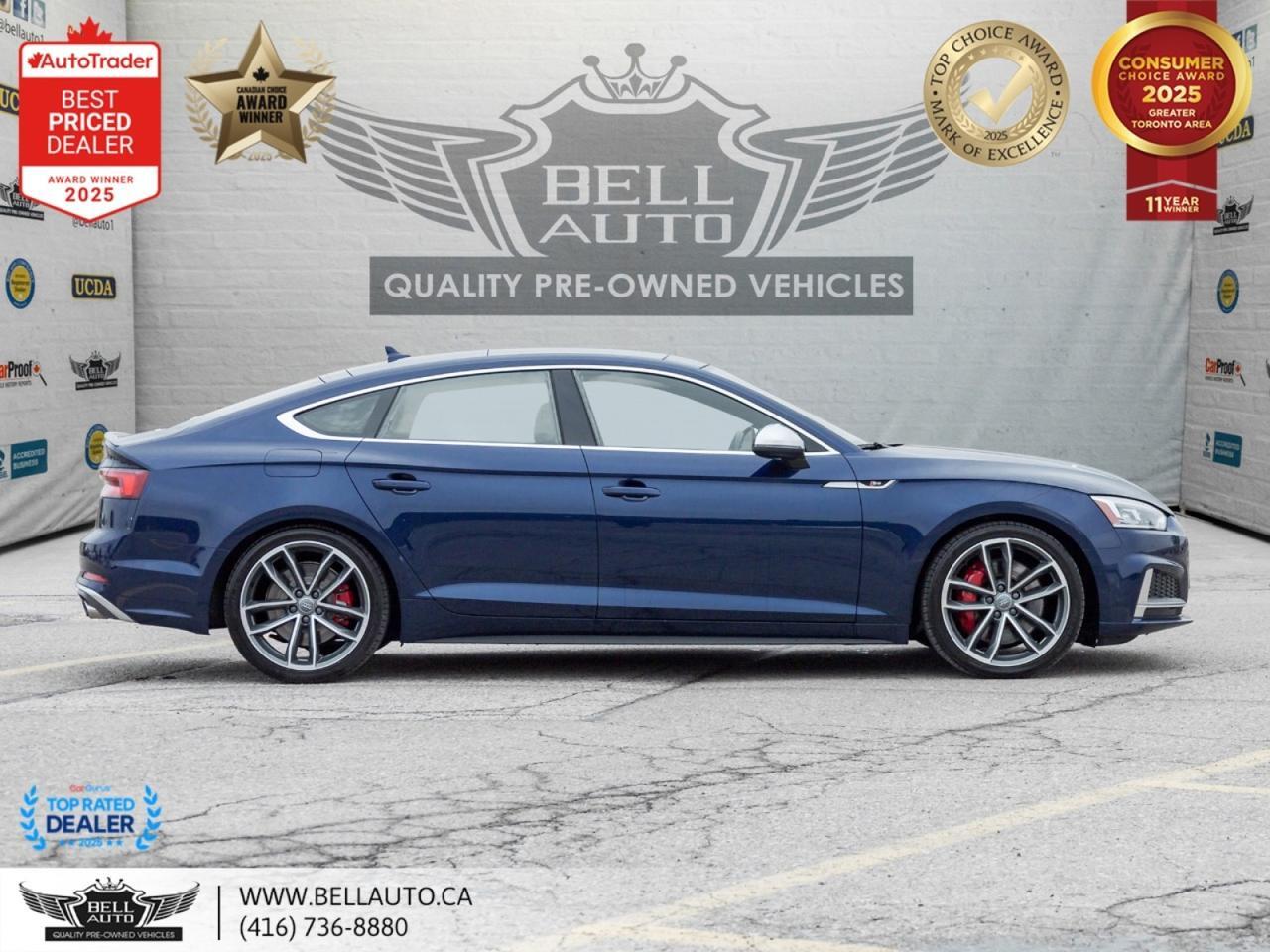 2018 Audi S5 Sportback Technik | NAVI | B.CAM | B&O | PANO | SRVCRCRD | ONEOWNER | NOACCIDENT Toronto ON