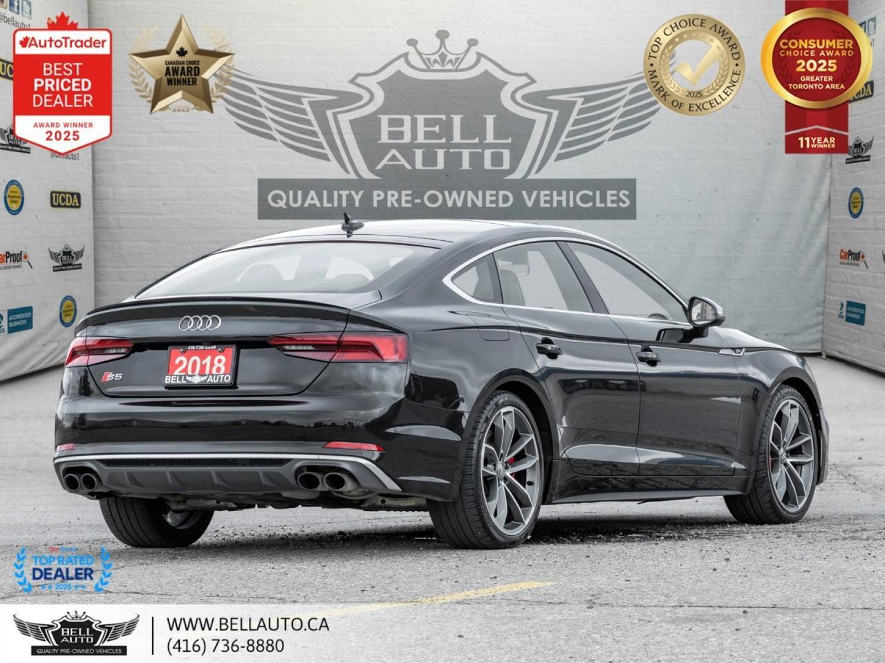 2018 Audi S5 Sportback Technik S-LINE REDLTHR CRBNFIBER NOACCIDENT Toronto ON