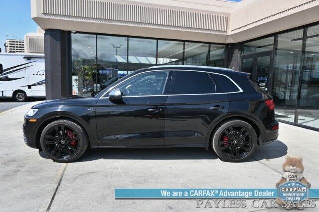2018 Audi SQ5 Prestige / AWD / Driver Assist & S Sport Pkg / Air Suspension / Power & Heated Leather Seats / NAV / Sunroof / Bang & Olufsen Speakers / Adaptive Cruise / Lane Depart & Blind Spot Alert / 360 Camera / 24 MPG Anchorage AK