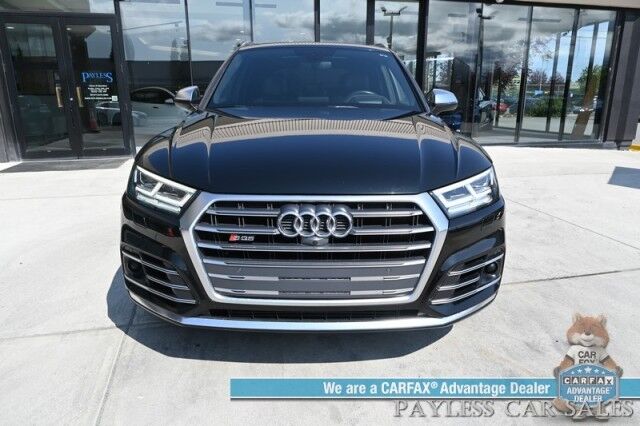 2018 Audi SQ5 Prestige / AWD / Driver Assist & S Sport Pkg / Air Suspension / Power & Heated Leather Seats / NAV / Sunroof / Bang & Olufsen Speakers / Adaptive Cruise / Lane Depart & Blind Spot Alert / 360 Camera / 24 MPG Anchorage AK