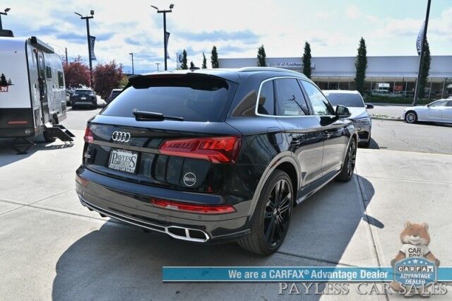 2018 Audi SQ5 Prestige / AWD / Driver Assist & S Sport Pkg / Air Suspension / Power & Heated Leather Seats / NAV / Sunroof / Bang & Olufsen Speakers / Adaptive Cruise / Lane Depart & Blind Spot Alert / 360 Camera / 24 MPG Anchorage AK