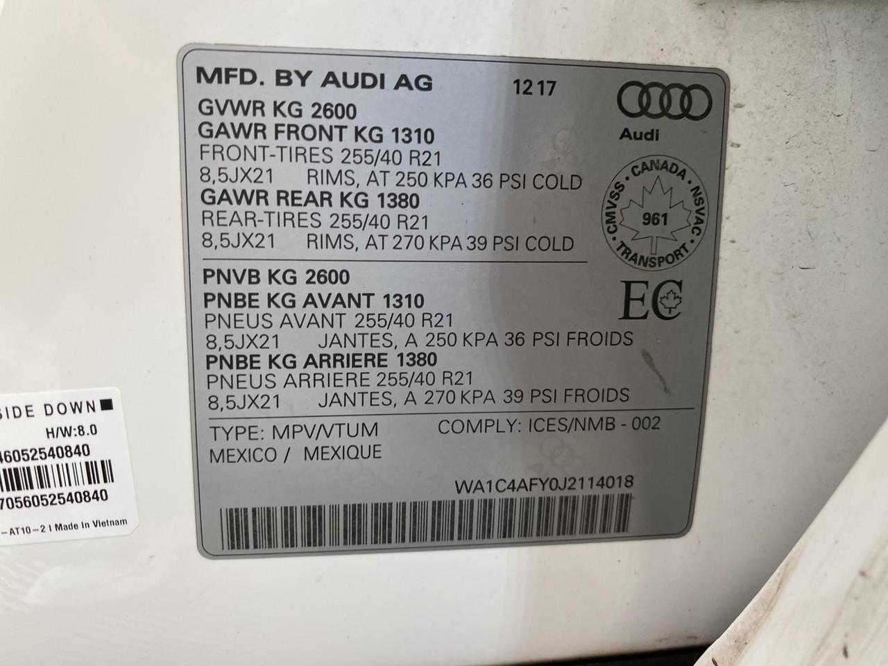 2018 Audi SQ5 Prestige Richmond Hill NY