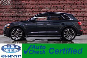 2018_Audi_SQ5_Quattro Technik Leather Roof Nav BCam_ Red Deer AB
