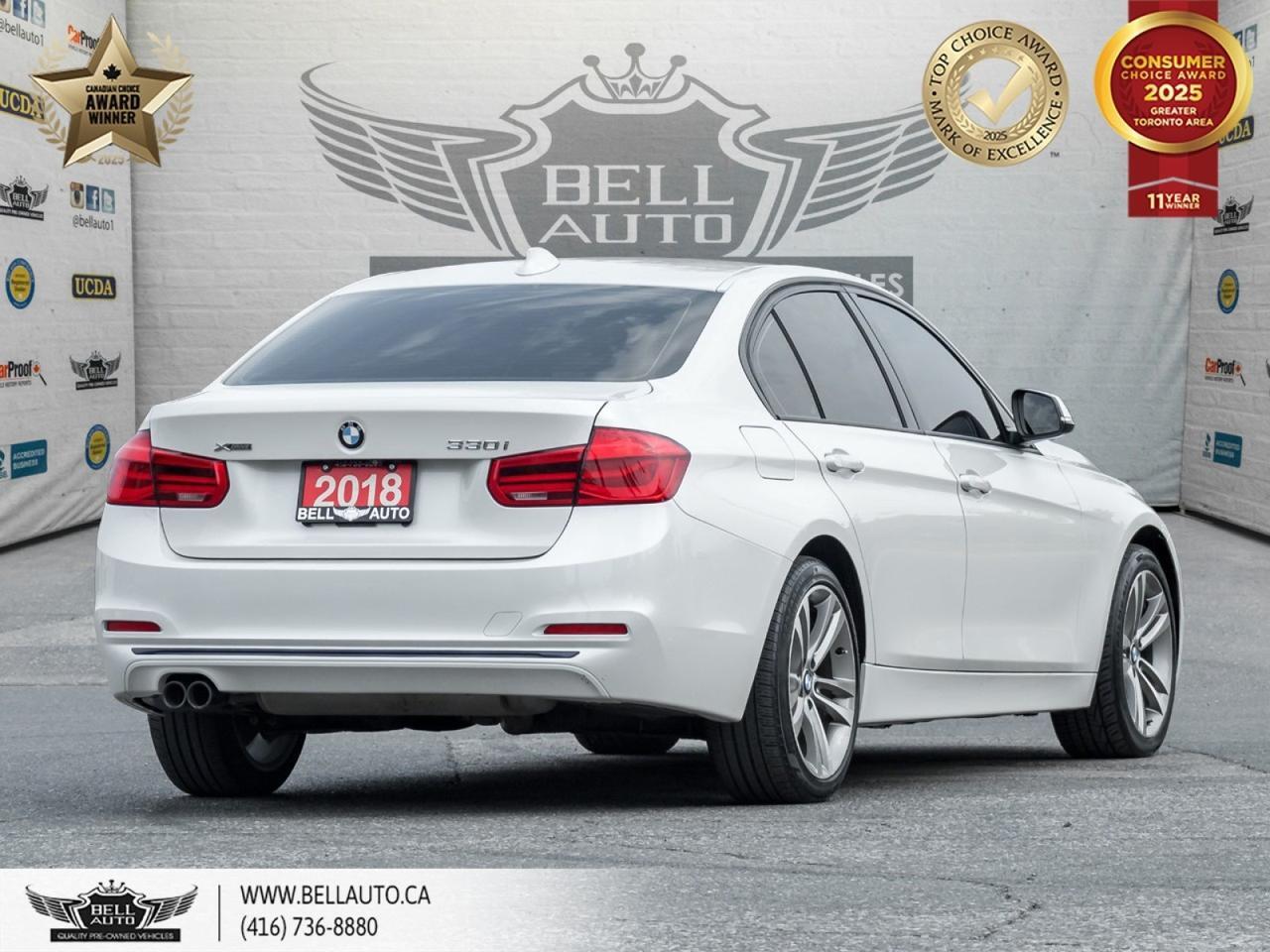 2018 BMW 3 Series 330i xDrive SUNROOF NAVI BACKUPCAM LEATHER NOACCIDENT Toronto ON