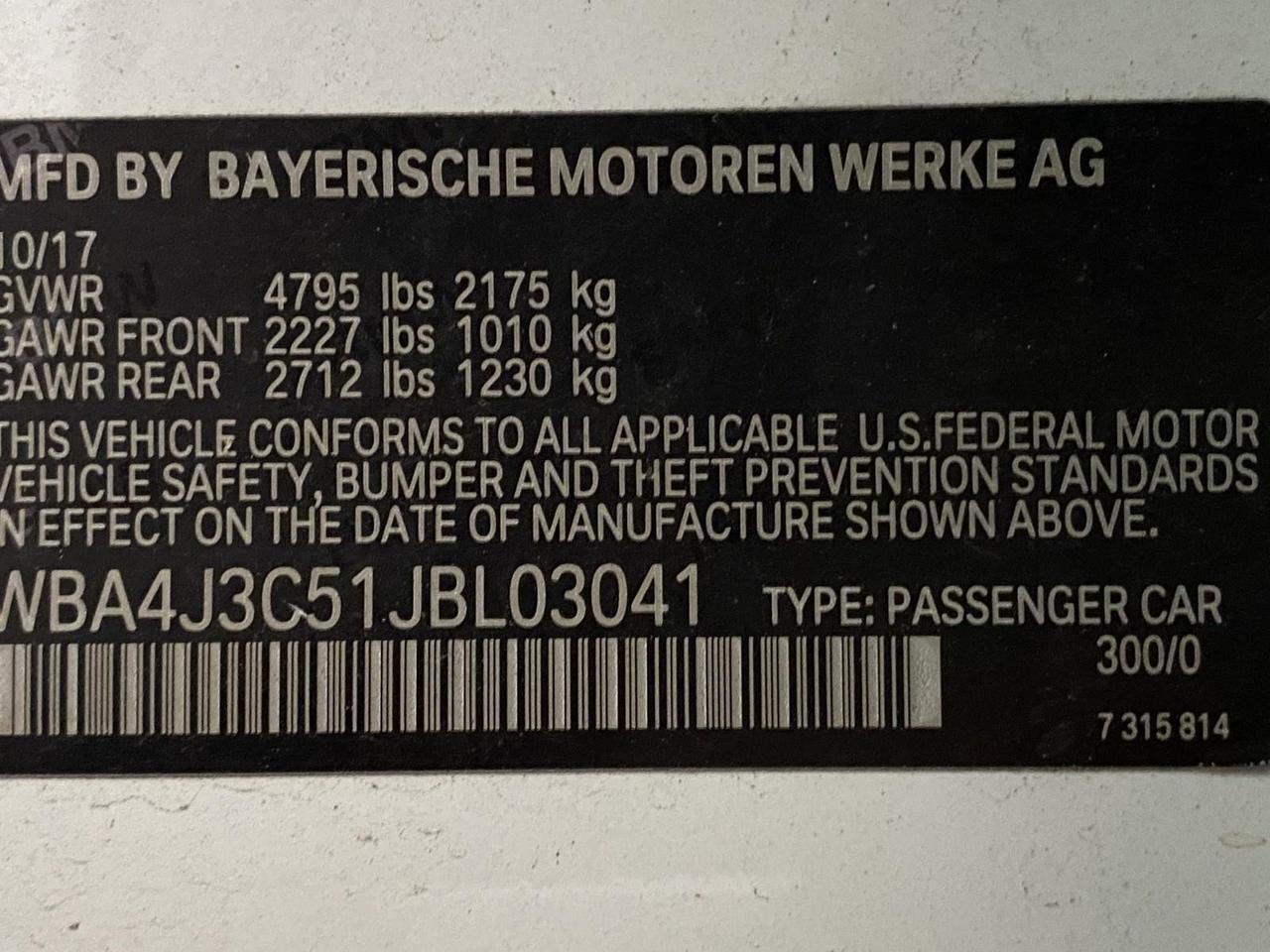 2018 BMW 4 Series 430i xDrive Richmond Hill NY