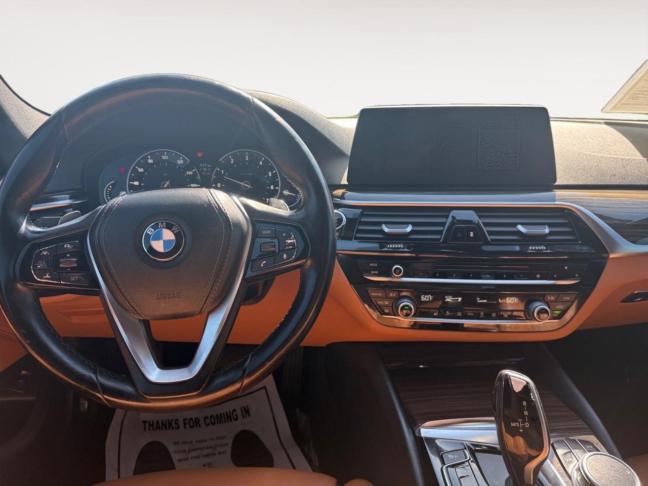 2018 BMW 5 Series 530i, HEATED SEATS, BLUETOOTH, POWER LIFTGATE, BACKUP CAMERA, POWER FOLDING MIRRORS, POWER MIRRORS, SUNROOF, KEYLESS START, FLOOR MATS, THIS BLACK BEAUTY IS READY TO BE DROVE!