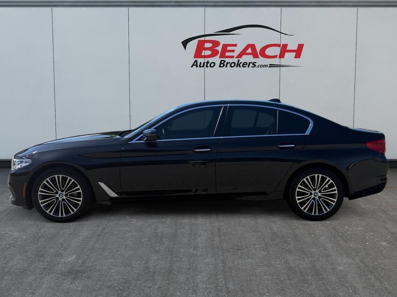 2018 BMW 5 Series 530i, HEATED SEATS, BLUETOOTH, POWER LIFTGATE, BACKUP CAMERA, POWER FOLDING MIRRORS, POWER MIRRORS, SUNROOF, KEYLESS START, FLOOR MATS, THIS BLACK BEAUTY IS READY TO BE DROVE! Norfolk VA