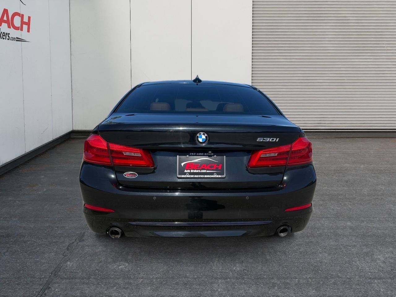 2018 BMW 5 Series 530i, HEATED SEATS, BLUETOOTH, POWER LIFTGATE, BACKUP CAMERA, POWER FOLDING MIRRORS, POWER MIRRORS, SUNROOF, KEYLESS START, FLOOR MATS, THIS BLACK BEAUTY IS READY TO BE DROVE! Norfolk VA