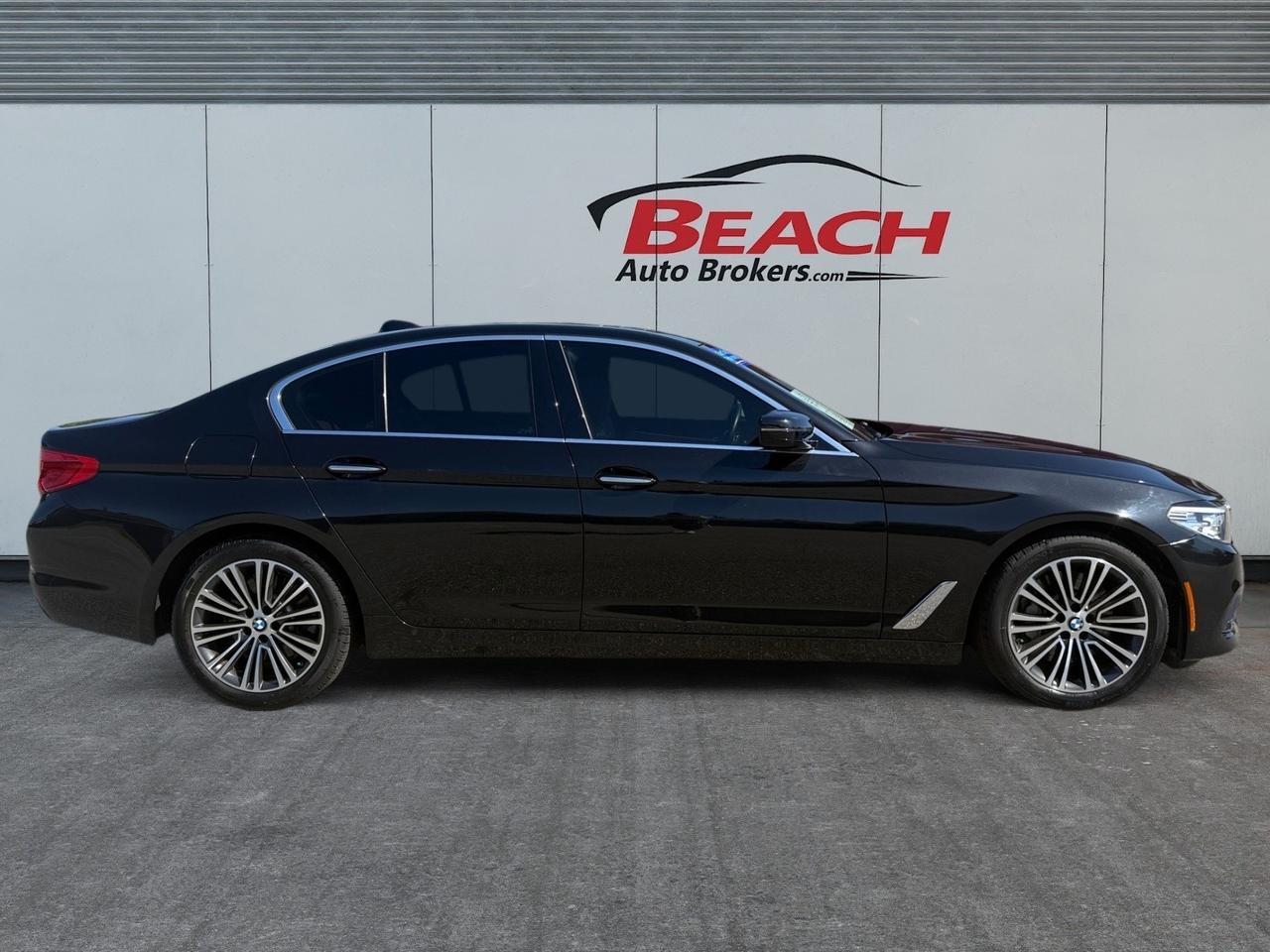 2018 BMW 5 Series 530i, HEATED SEATS, BLUETOOTH, POWER LIFTGATE, BACKUP CAMERA, POWER FOLDING MIRRORS, POWER MIRRORS, SUNROOF, KEYLESS START, FLOOR MATS, THIS BLACK BEAUTY IS READY TO BE DROVE! Norfolk VA