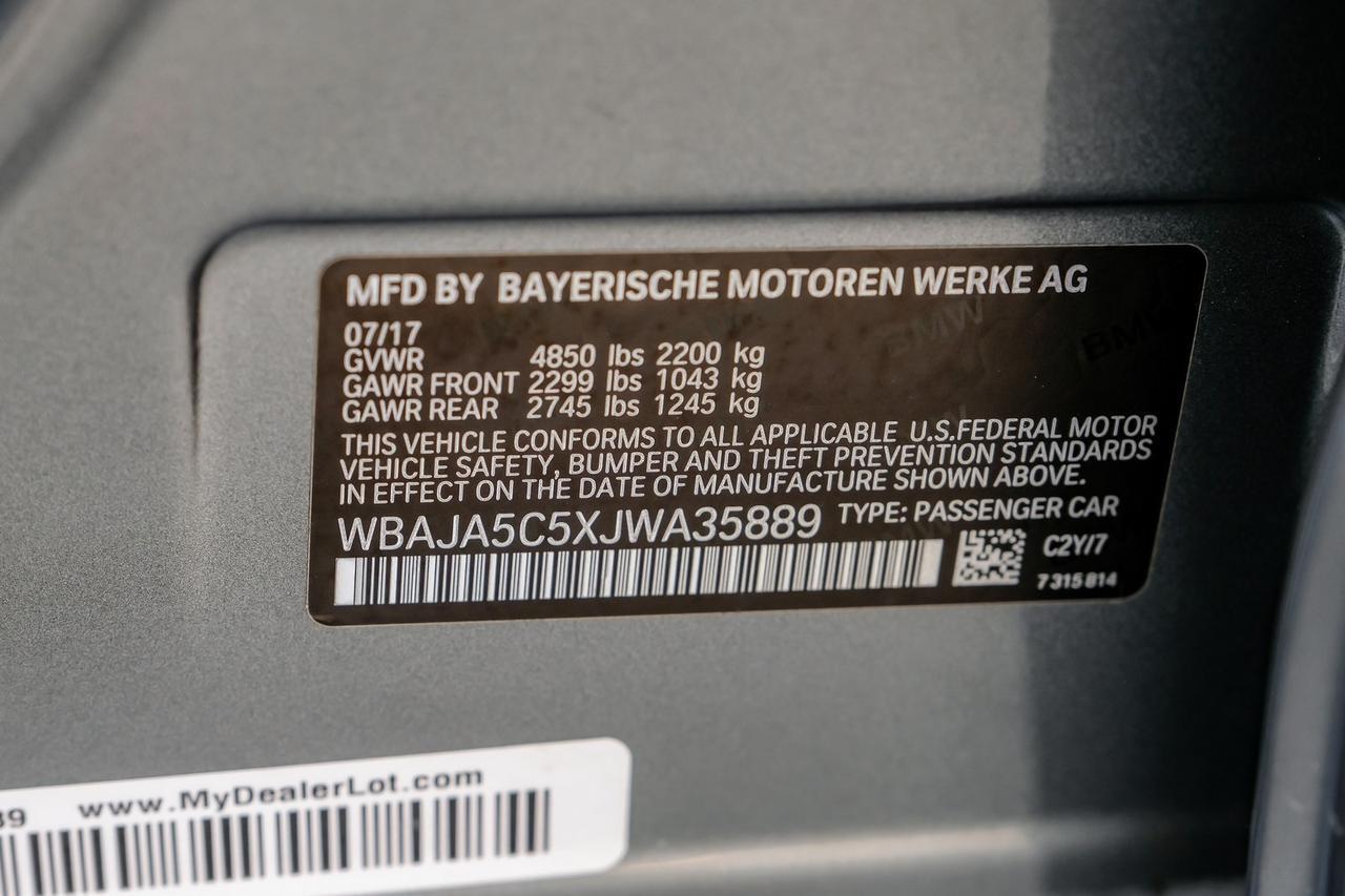 2018 BMW 5 Series 530i Richardson TX
