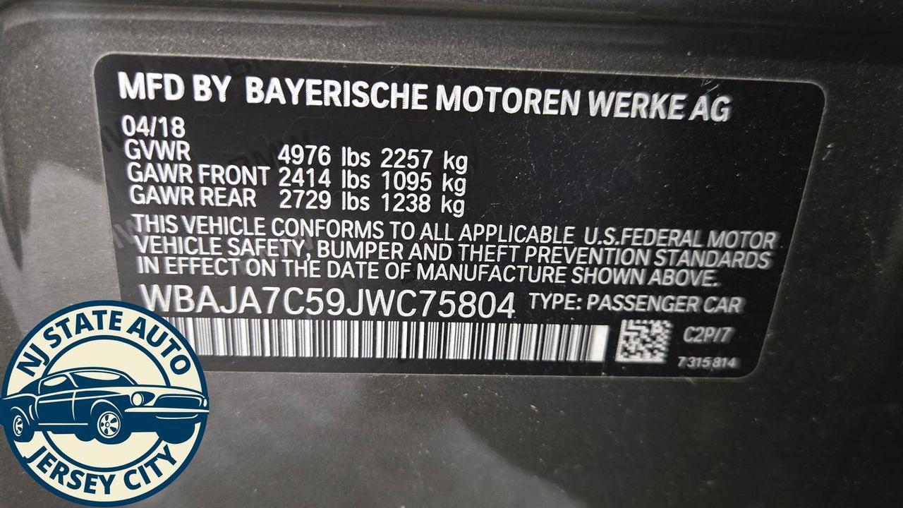 2018 BMW 5 Series 530i xDrive Jersey City NJ