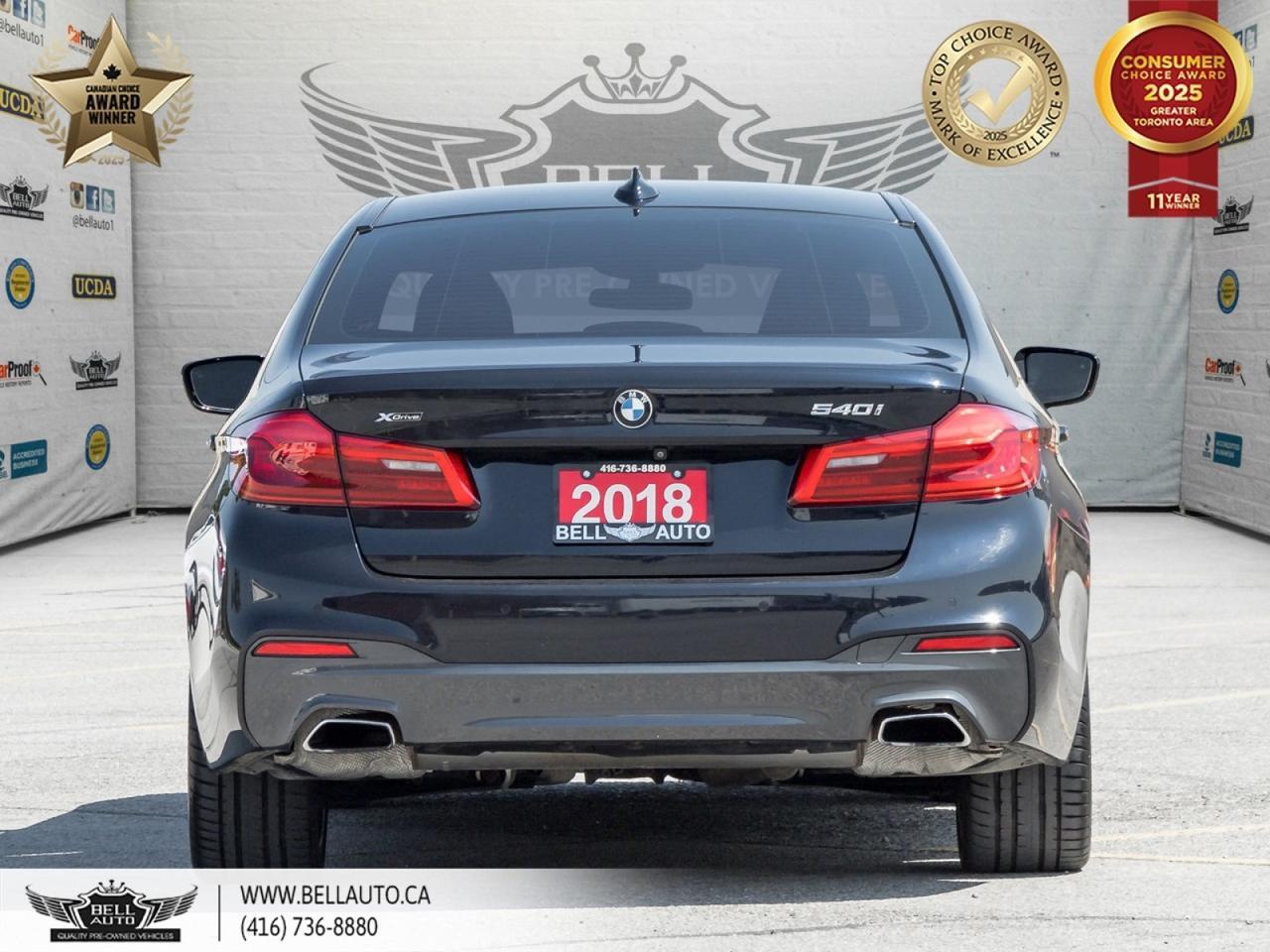 2018 BMW 5 Series 540i xDrive | 20"BMW-INDVWHEELS | MSPORTPLUS | SUNROOF | HARMANKARDON | DRIVEASSISTPLUS | NOACCIDENT Toronto ON