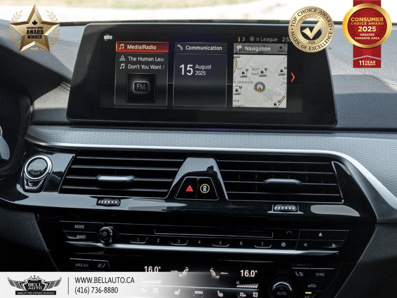 2018 BMW 5 Series 540i xDrive | 20"BMW-INDVWHEELS | MSPORTPLUS | SUNROOF | HARMANKARDON | DRIVEASSISTPLUS | NOACCIDENT Toronto ON