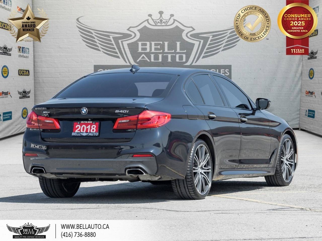 2018 BMW 5 Series 540i xDrive | 20"BMW-INDVWHEELS | MSPORTPLUS | SUNROOF | HARMANKARDON | DRIVEASSISTPLUS | NOACCIDENT Toronto ON