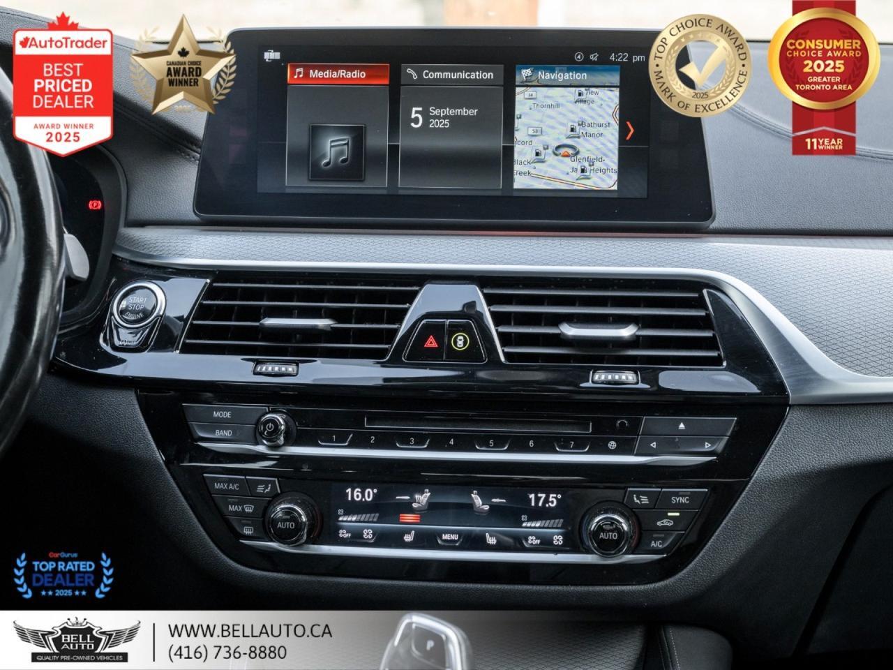 2018 BMW 5 Series 540i xDrive | M-SPORTPLSPKG | NAVI | 360CAM | HARMAN | SUNROOF Toronto ON