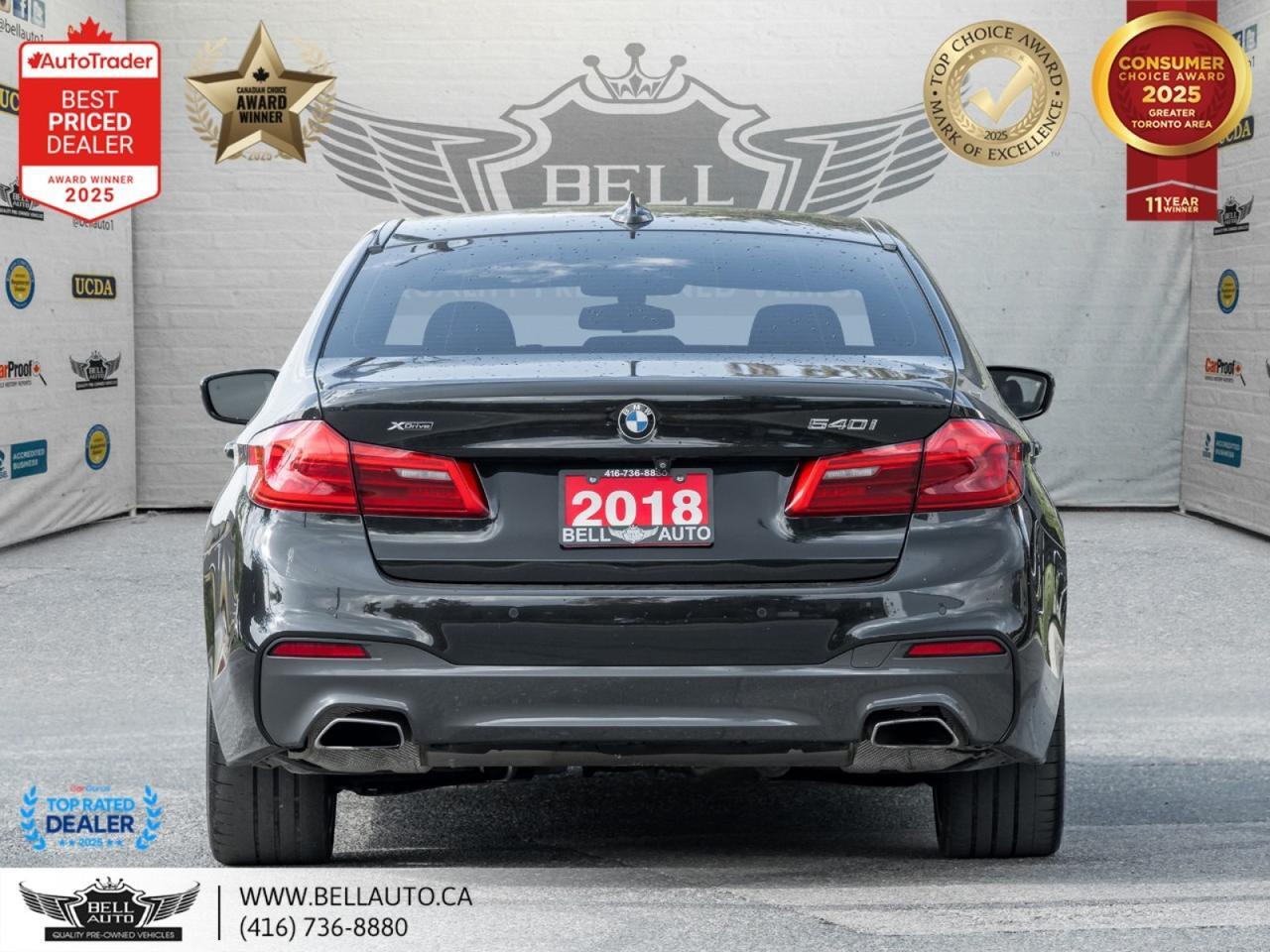2018 BMW 5 Series 540i xDrive | M-SPORTPLUSPKG | PRMENHANCED | DRVASST | PRMSOUND | SHDWLINE | SUNROOF Toronto ON