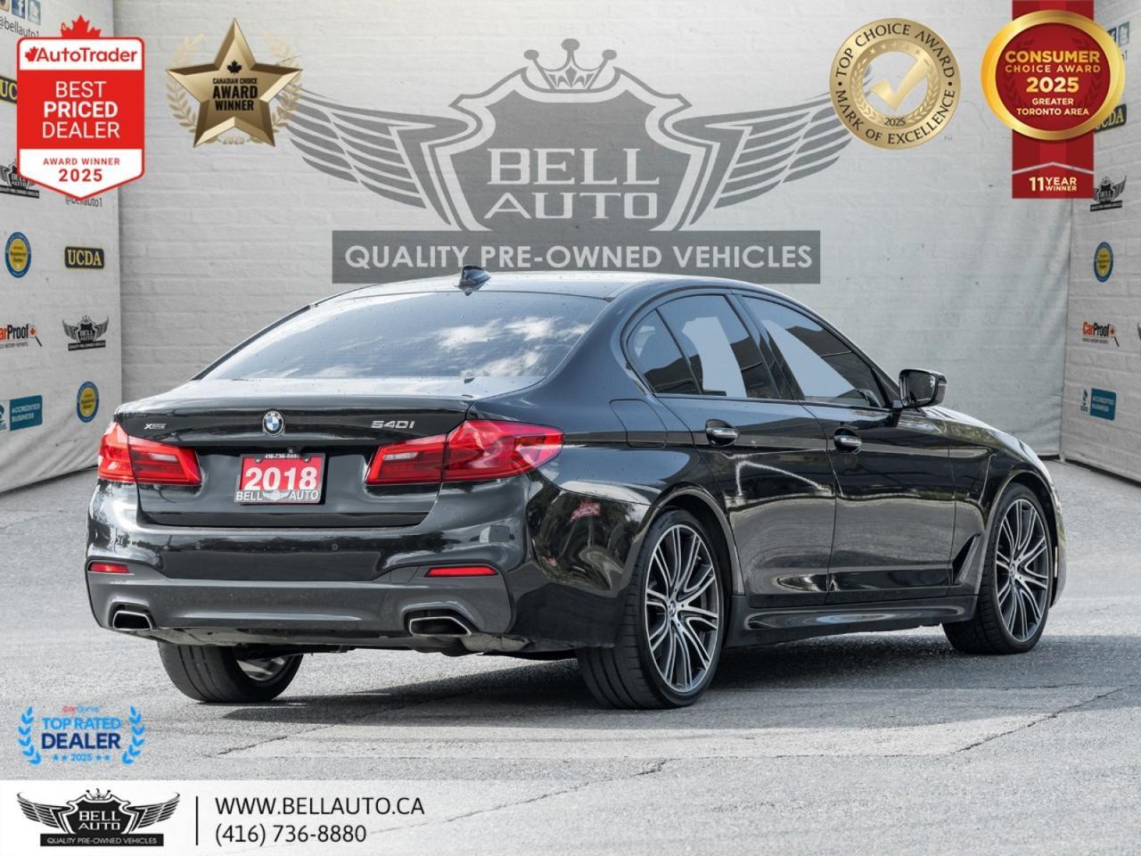 2018 BMW 5 Series 540i xDrive | M-SPORTPLUSPKG | PRMENHANCED | DRVASST | PRMSOUND | SHDWLINE | SUNROOF Toronto ON