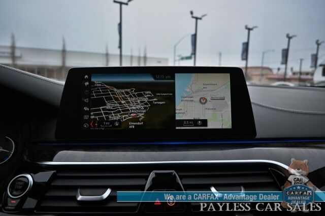 2018 BMW 5 Series M550i / AWD / AutoStart / Executive & Cold Weather Pkg / Heated & Cooled Leather Seats / Heated Steering / Sunroof / NAV / HUD / Harman Kardon Speakers / 22 Inch Blaque Diamond Wheels / Second Set of Rims & Tires Anchorage AK