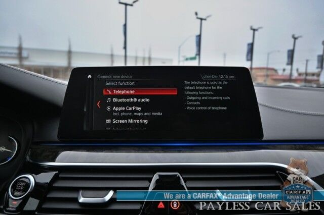 2018 BMW 5 Series M550i / AWD / AutoStart / Executive & Cold Weather Pkg / Heated & Cooled Leather Seats / Heated Steering / Sunroof / NAV / HUD / Harman Kardon Speakers / 22 Inch Blaque Diamond Wheels / Second Set of Rims & Tires Anchorage AK